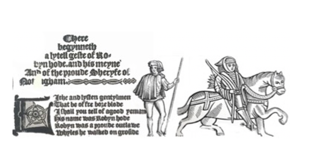 medieval portrait of robin hood script